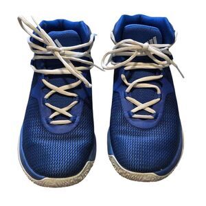 Adidas Blue Explosive Bounce Basketball Shoes (6.5)